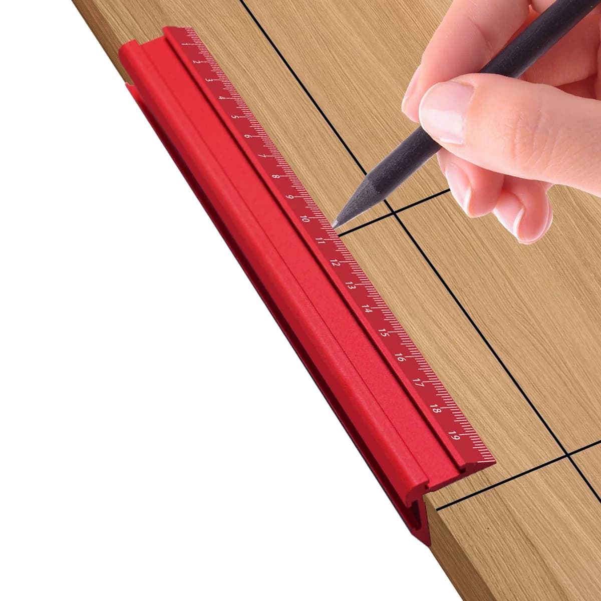 Πριόνι V-Ruler Ακριβείας Μετρικό και Ιμπεριαλικό