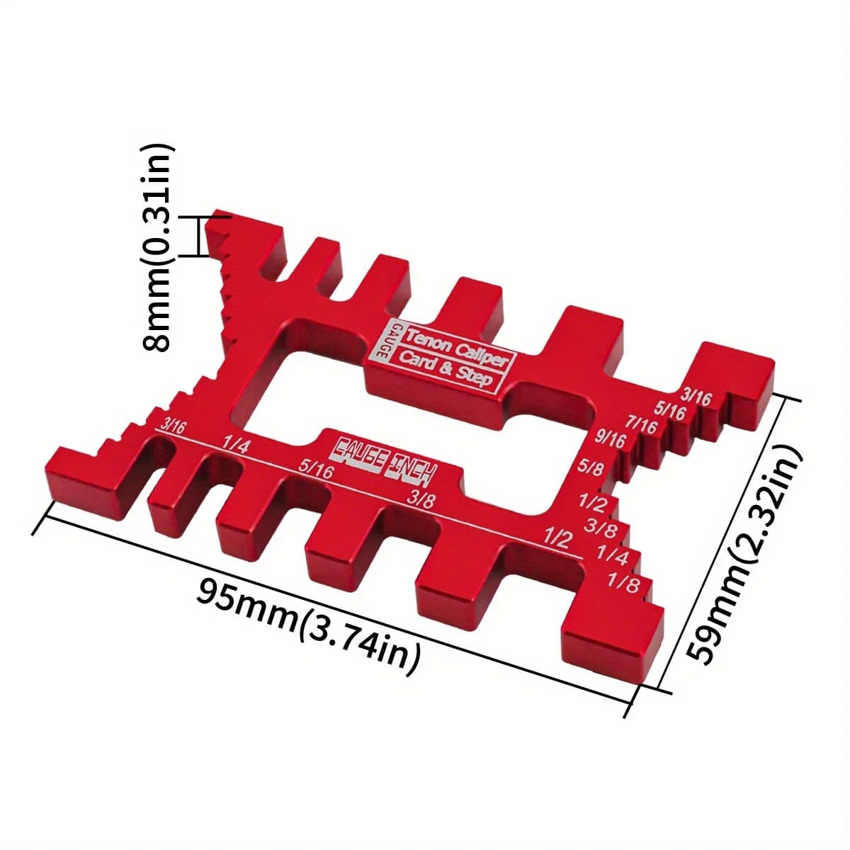 Ακριβόμετρο Διακενού Καρφωτών (Tenon Gaps) Μετρικό και Ιντσών