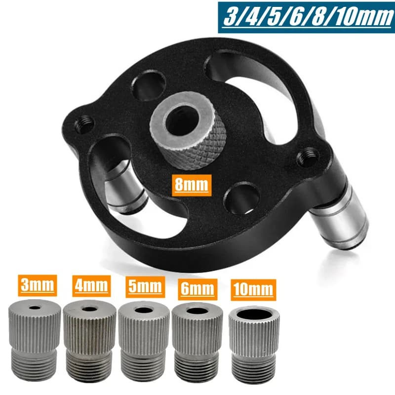 Αναβαθμισμένο Κάθετο Οδηγό Τρύπανης Self-Centering Pocket Hole Jig 3-10mm